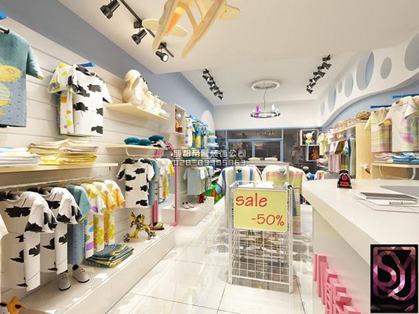 成都40平童裝店鋪如何裝修設(shè)計？