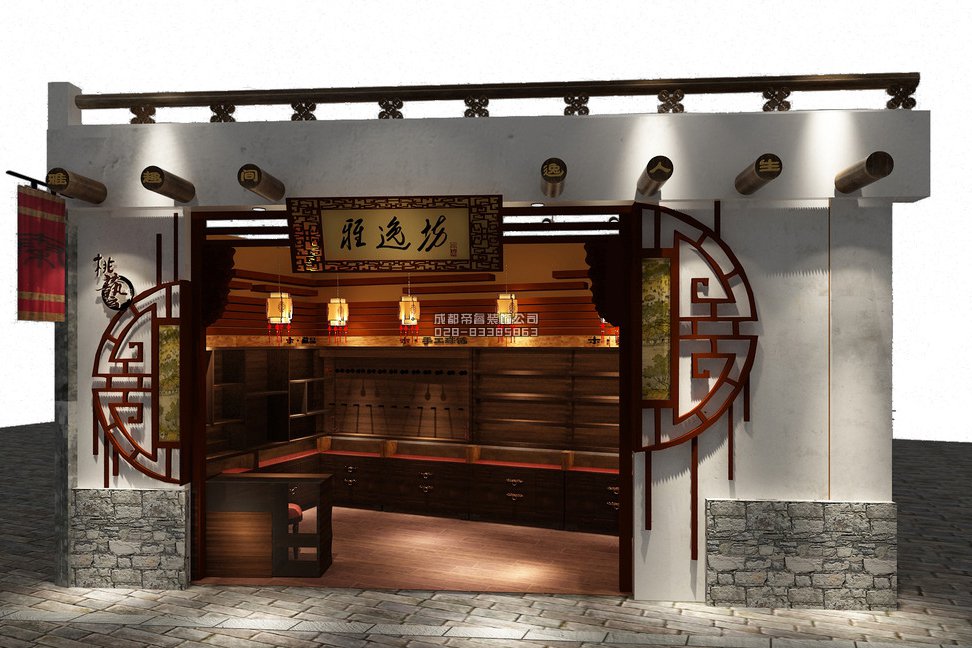 成都古玩店鋪門頭怎樣裝修設(shè)計(jì)才好？