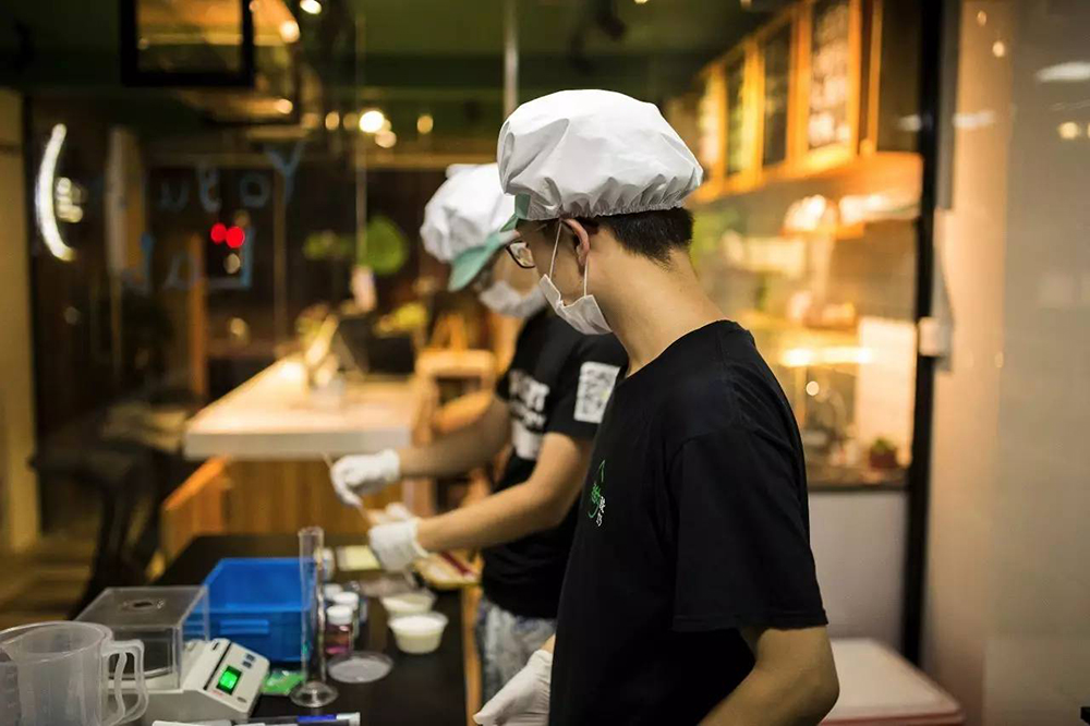 酸奶店點(diǎn)餐臺裝修效果圖